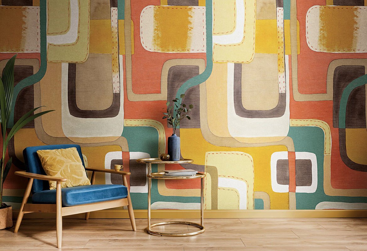 HookedOnWalls Cabane Alma behang 20921 - LAB COLOUR THE WORLD