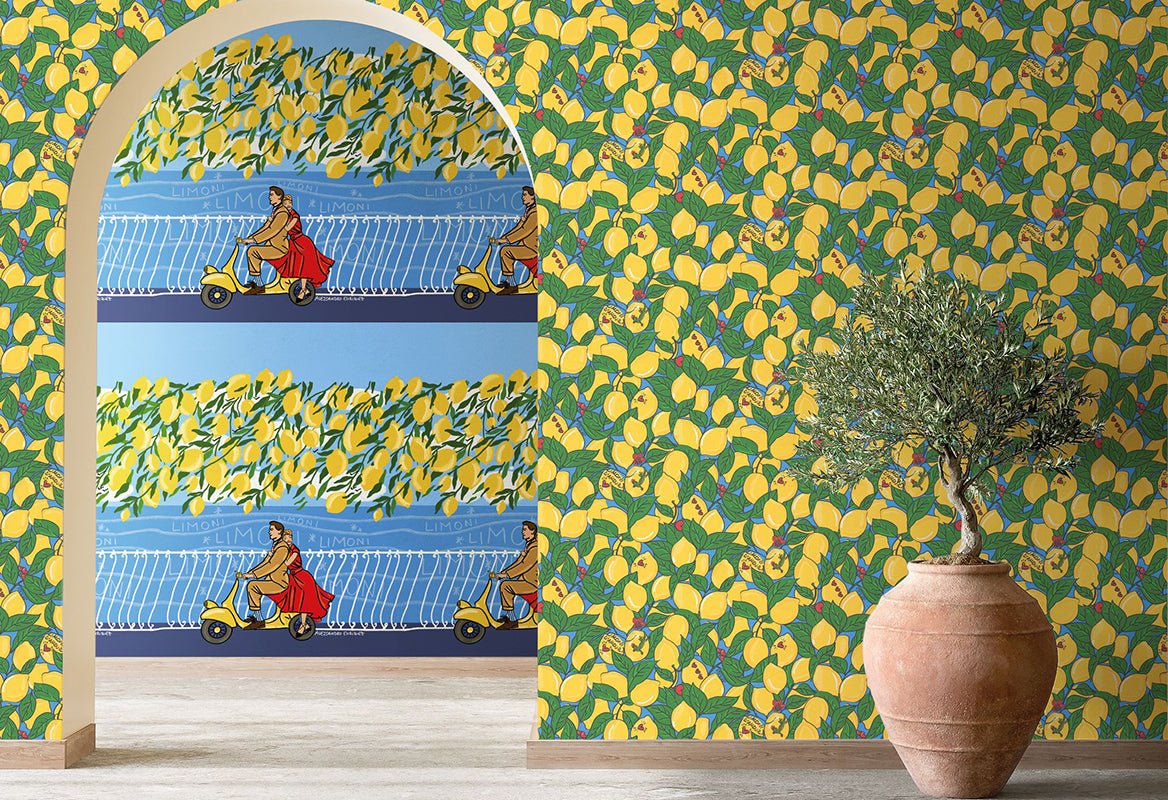 HookedOnWalls Enriquezland Amalfi behang 25538 - LAB COLOUR THE WORLD