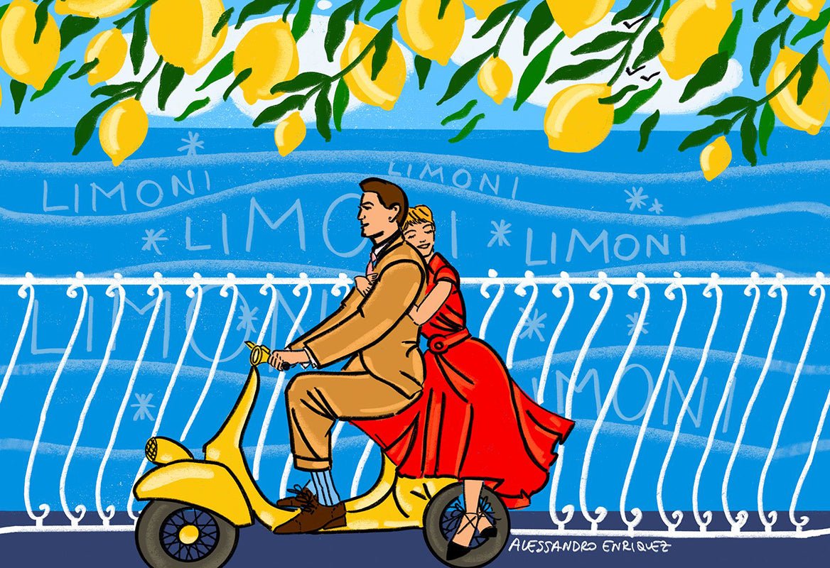 HookedOnWalls Enriquezland Amalfi behang 25538 - LAB COLOUR THE WORLD