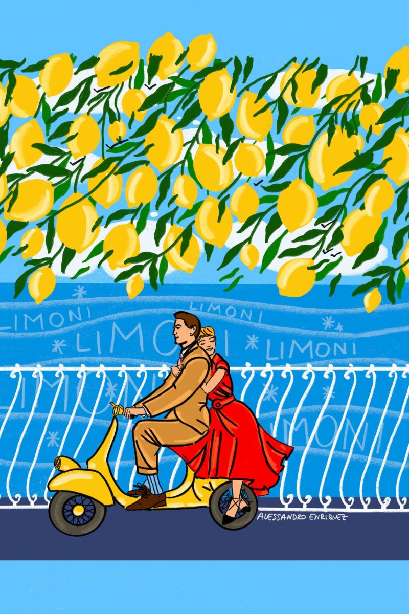 HookedOnWalls Enriquezland Amalfi behang 25538 - LAB COLOUR THE WORLD
