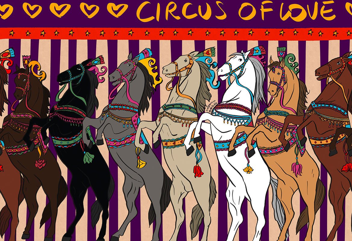 HookedOnWalls Enriquezland Crazy Horse behang 25530 - LAB COLOUR THE WORLD