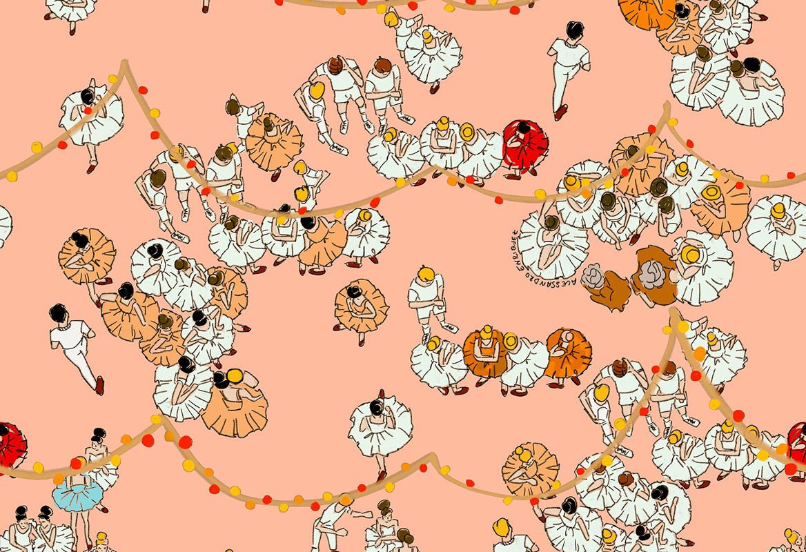 HookedOnWalls Enriquezland Le Ballet behang 25522 - LAB COLOUR THE WORLD
