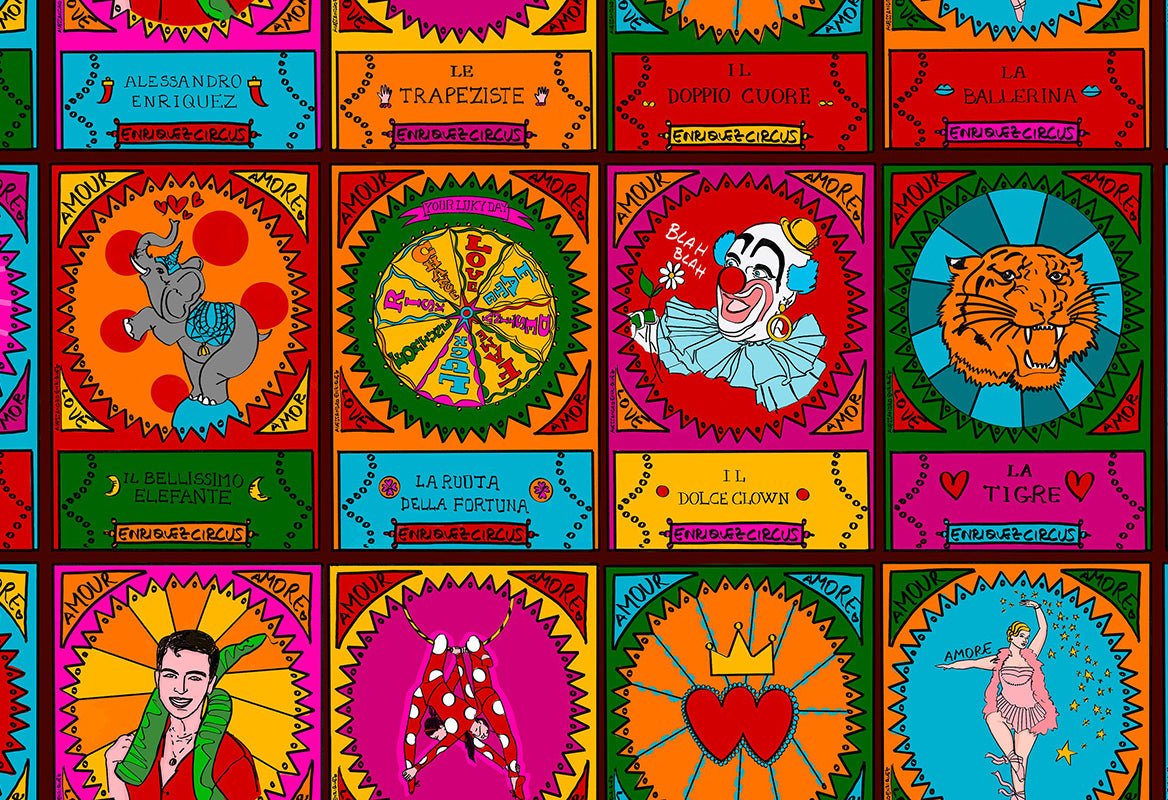 HookedOnWalls Enriquezland Locandine behang 25521 - LAB COLOUR THE WORLD