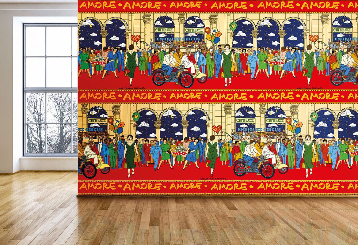 HookedOnWalls Enriquezland Milano behang 25520 - LAB COLOUR THE WORLD