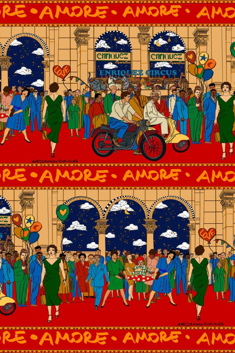 HookedOnWalls Enriquezland Milano behang 25520 - LAB COLOUR THE WORLD