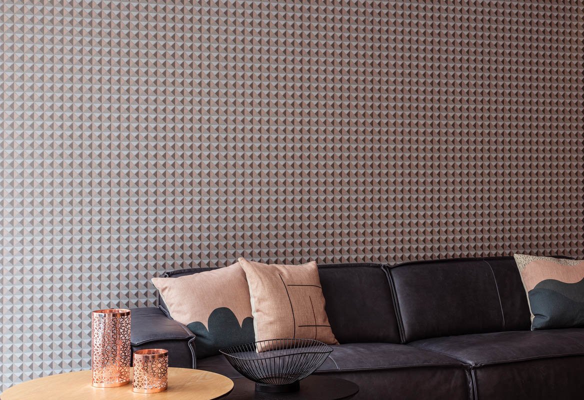 HookedOnWalls Gentle Groove Lattice behang 66550 - LAB COLOUR THE WORLD