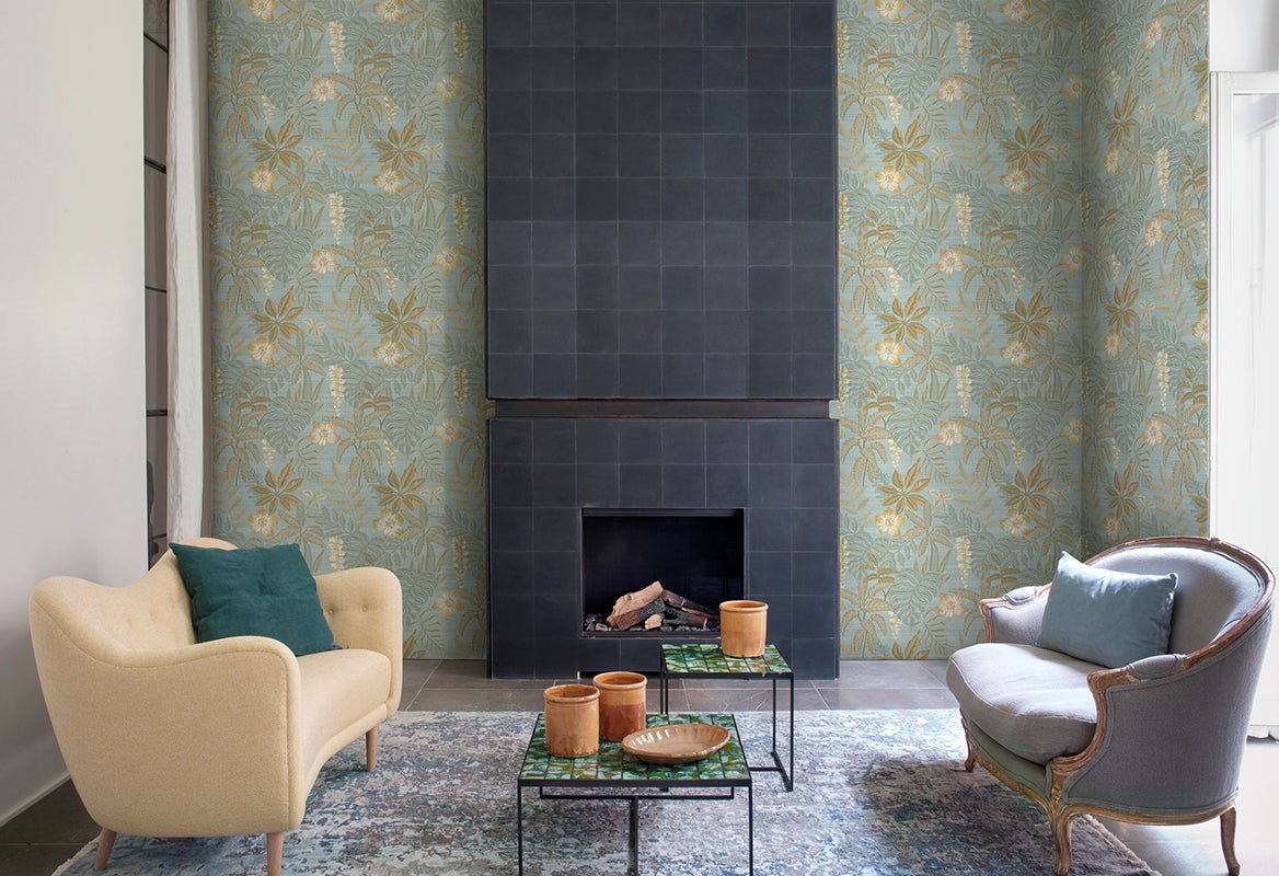 HookedOnWalls JV 602 Jaipur Jardin Tropical behang 6801 - LAB COLOUR THE WORLD