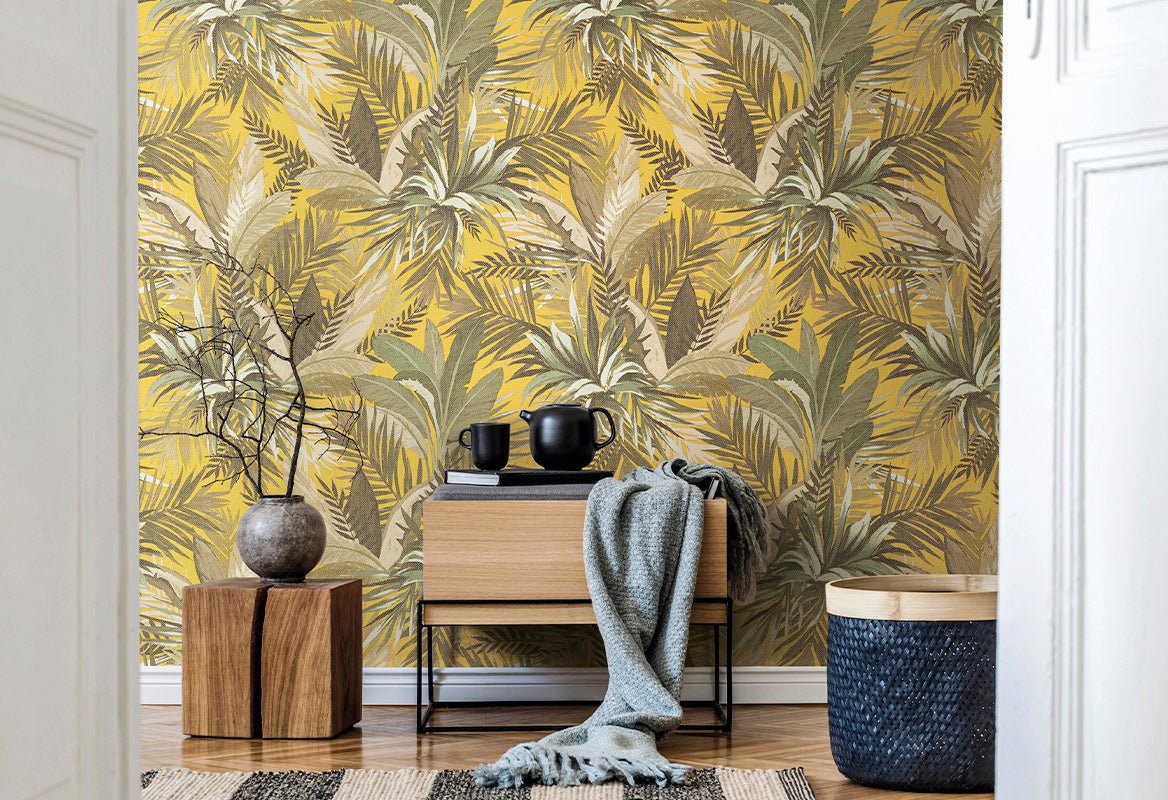 HookedOnWalls Lemuria Banano behang 60612 - LAB COLOUR THE WORLD