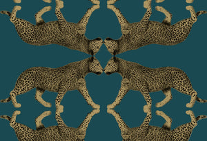 HookedOnWalls Leopard Walk Sabor behang 15331 - LAB COLOUR THE WORLD