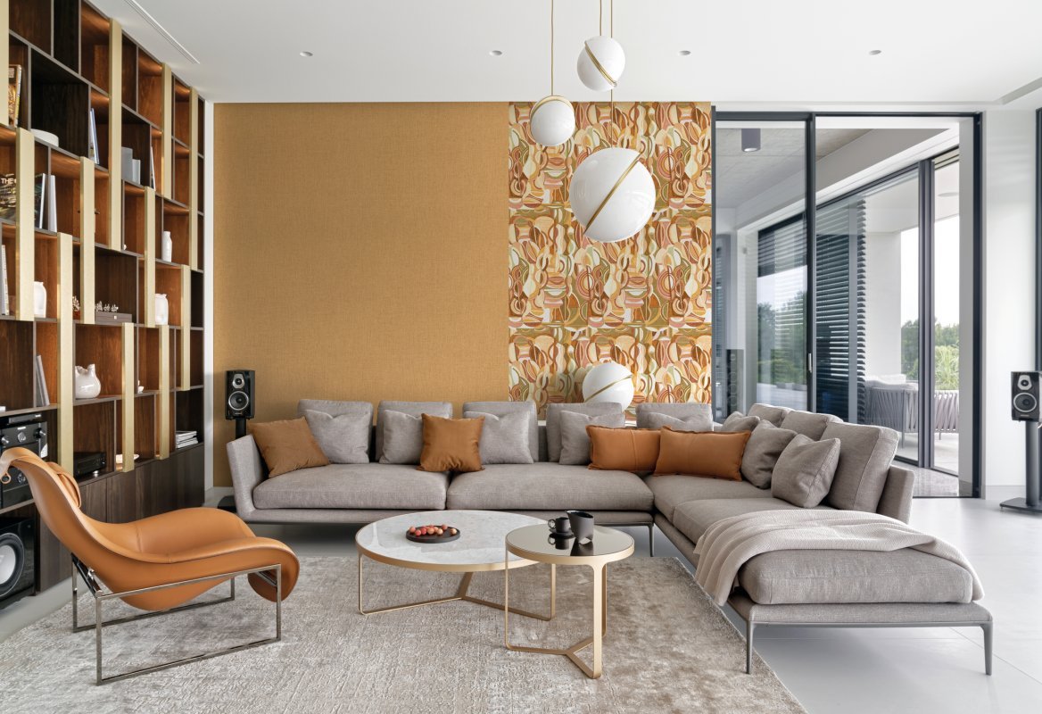 HookedOnWalls Linen Lyrics Unito behang 34700 - LAB COLOUR THE WORLD