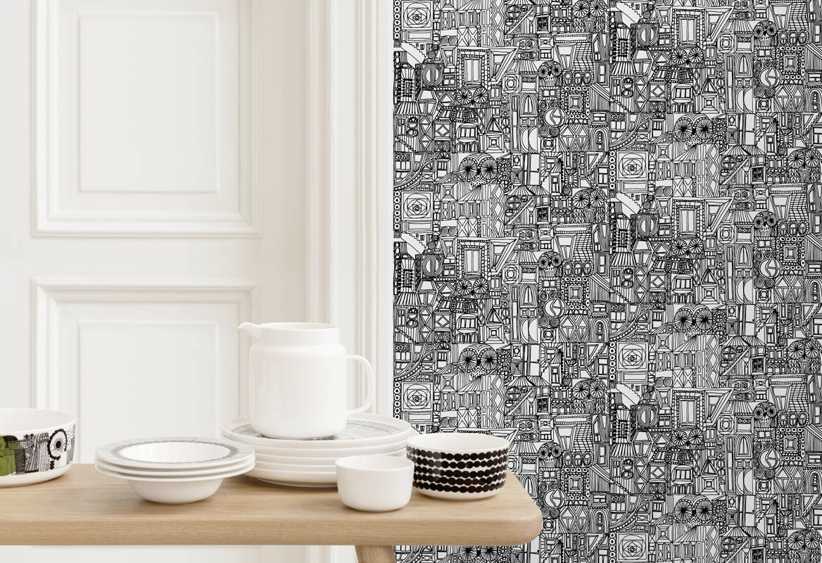 HookedOnWalls Marimekko Volume 05 Bubi behang 23300 - LAB COLOUR THE WORLD