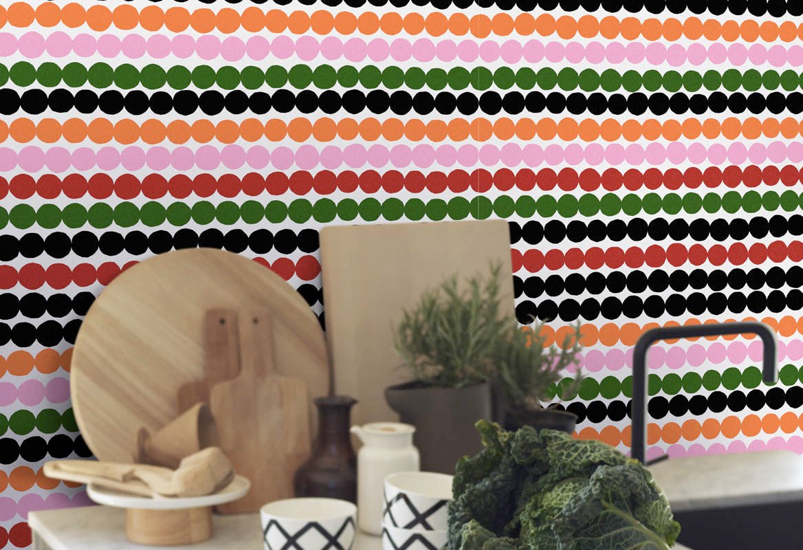 HookedOnWalls Marimekko Volume 05 Räsymatto behang 23321 - LAB COLOUR THE WORLD