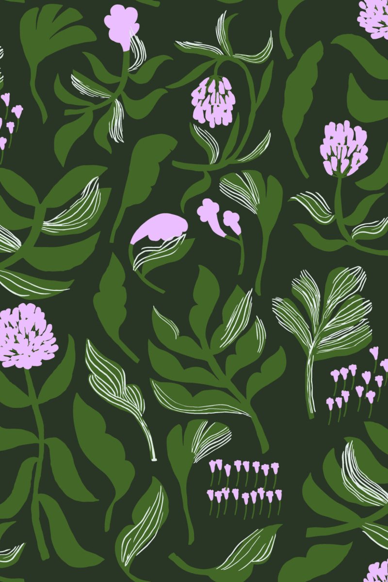 HookedOnWalls Marimekko Volume 06 Kasvio behang 25190 - LAB COLOUR THE WORLD