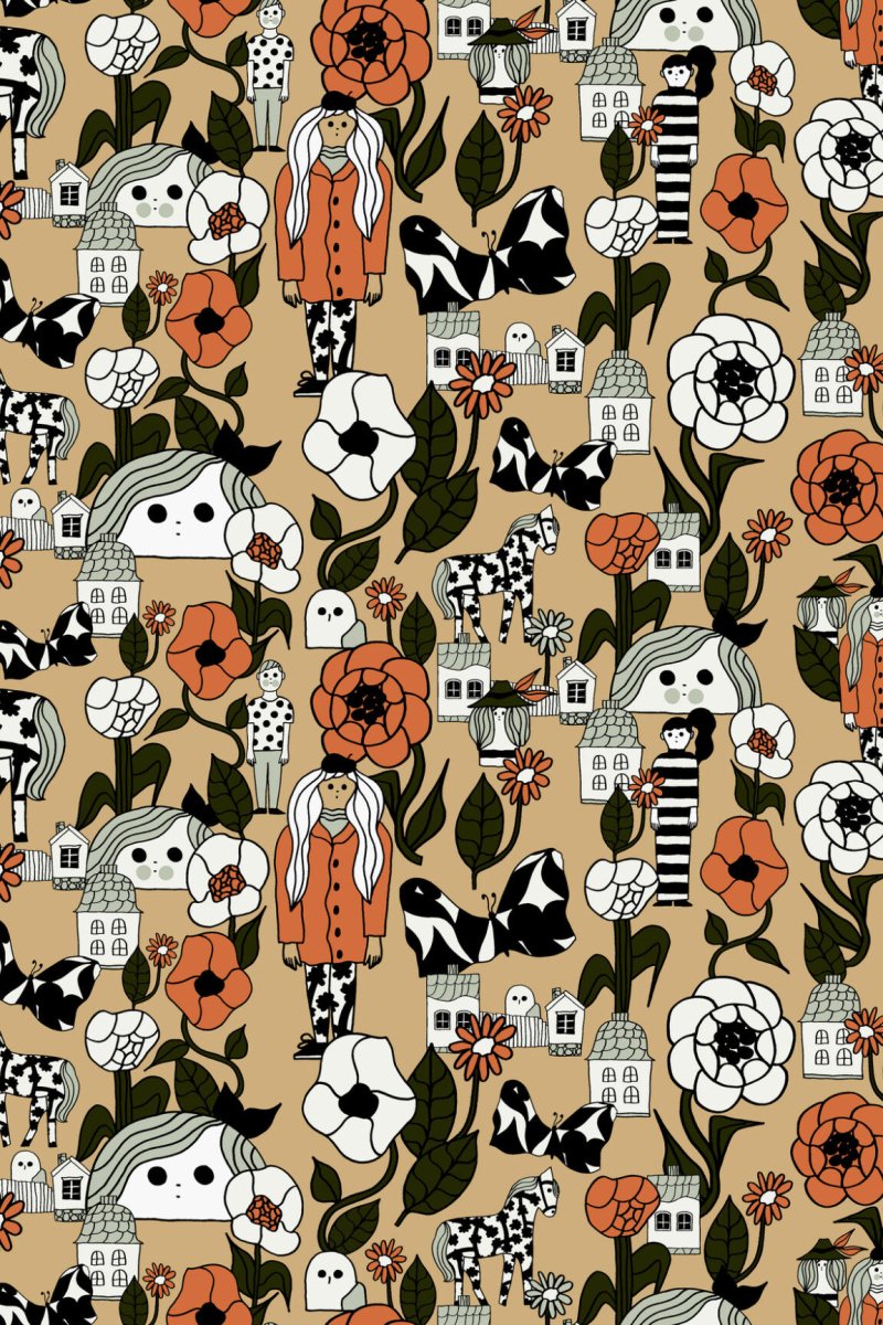 HookedOnWalls Marimekko Volume 06 Marikyla 25165 - LAB COLOUR THE WORLD