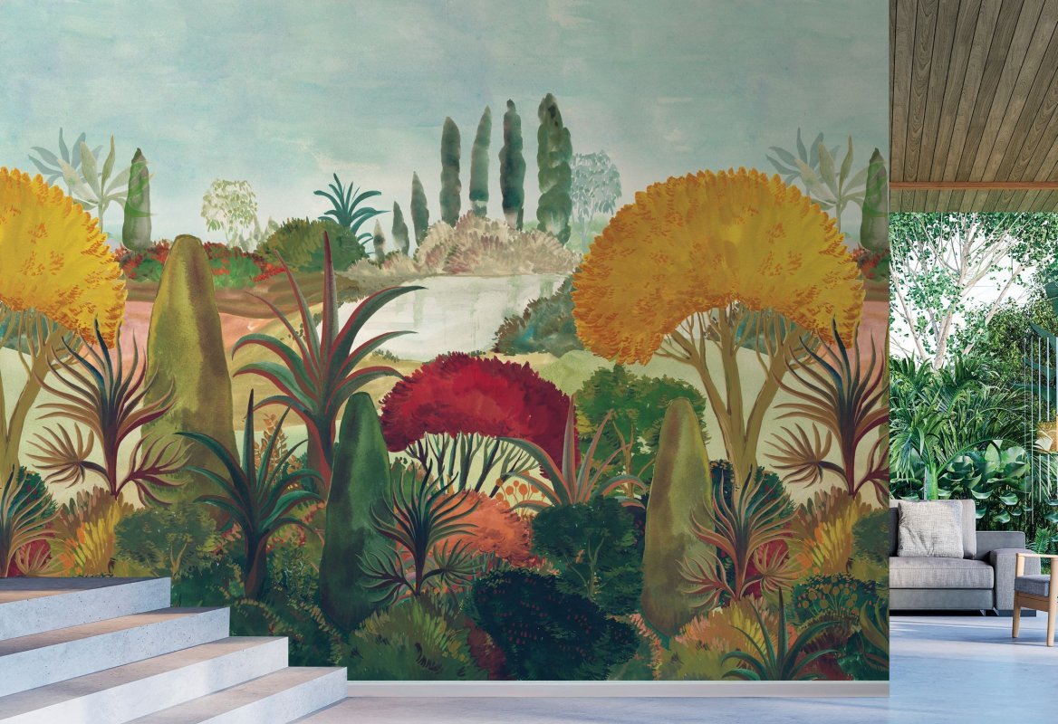 HookedOnWalls Marta Cortese Botanical Landscape behang 37872 - LAB COLOUR THE WORLD