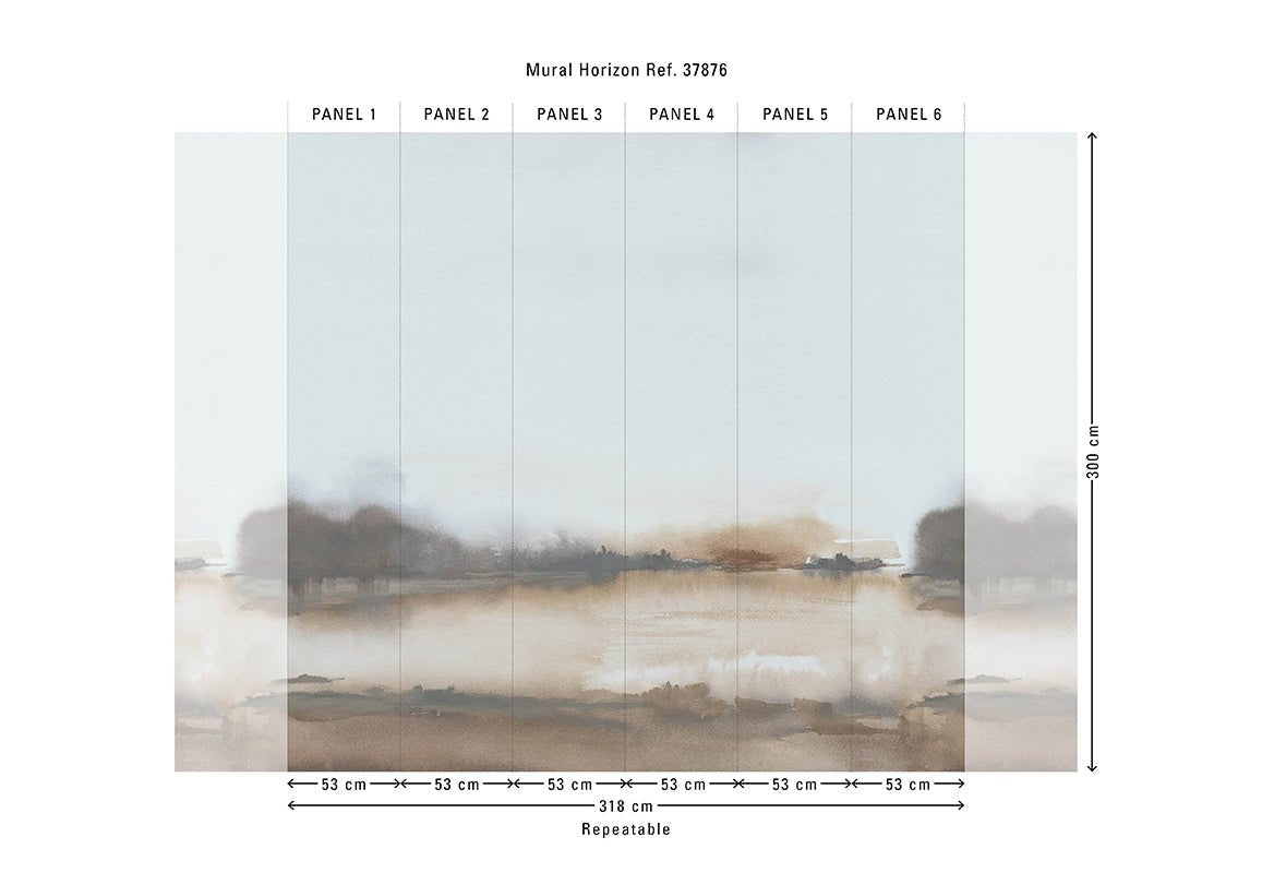 HookedOnWalls Marta Cortese Horizon behang 37875 - LAB COLOUR THE WORLD