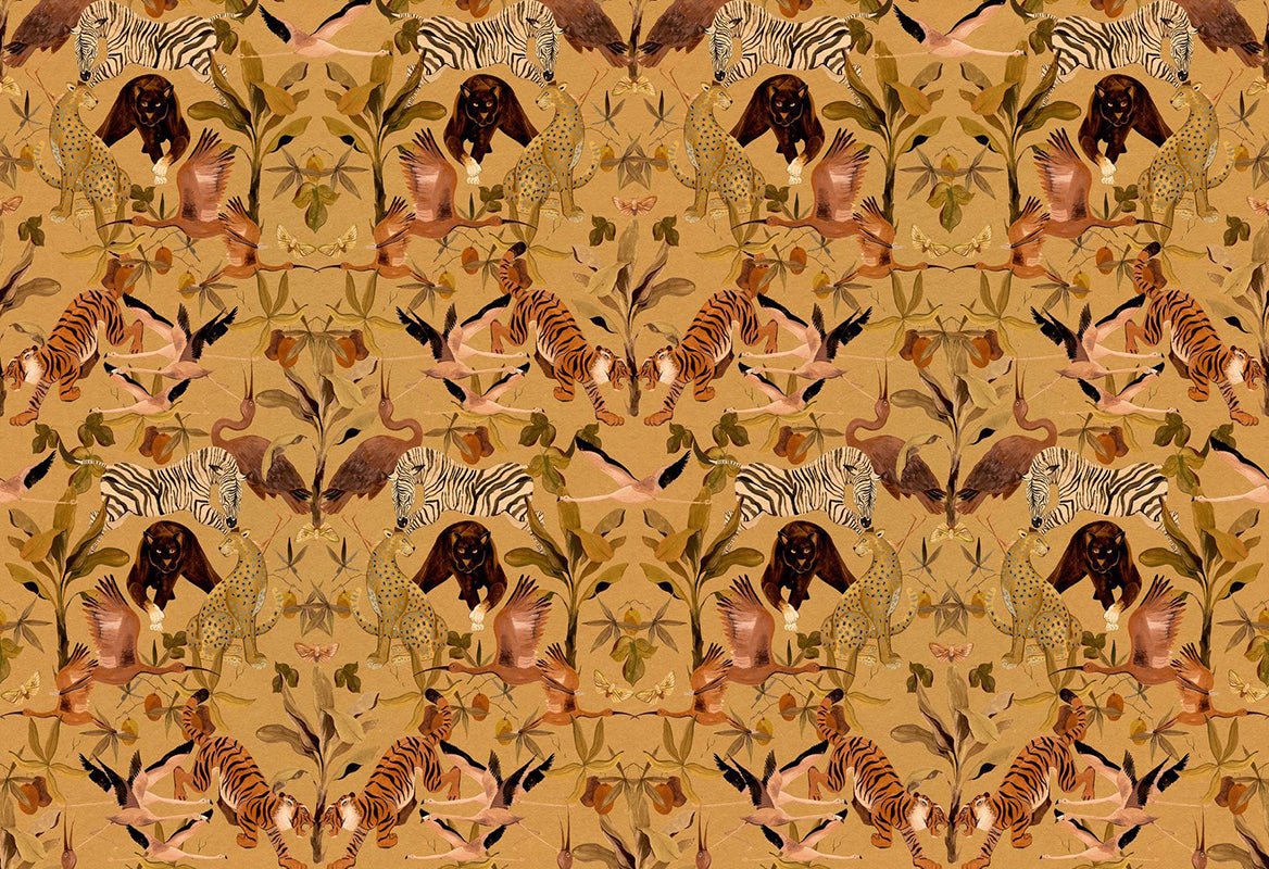 HookedOnWalls Marta Cortese Magic Animals behang 37853 - LAB COLOUR THE WORLD