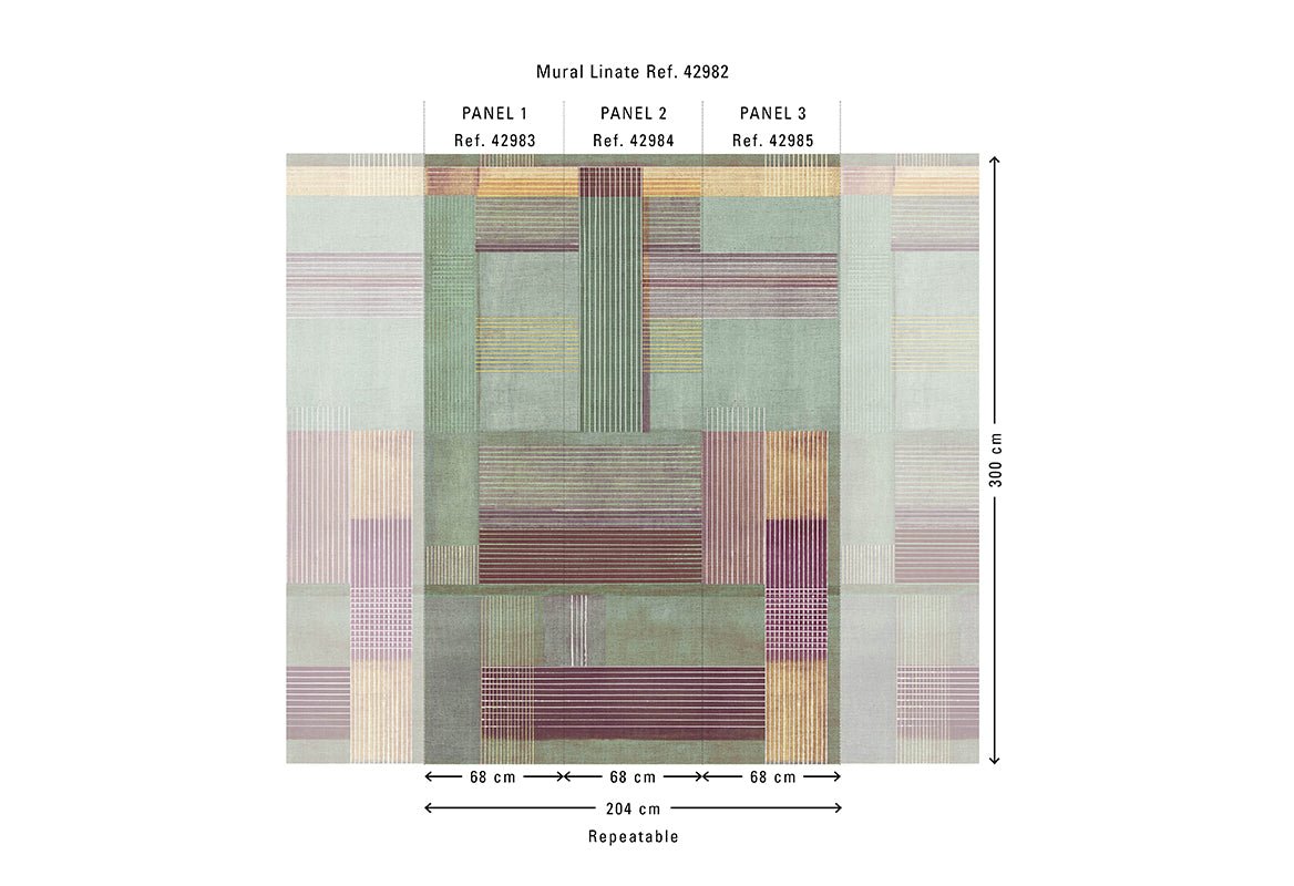 HookedOnWalls Milano Linate behang 42982 - LAB COLOUR THE WORLD