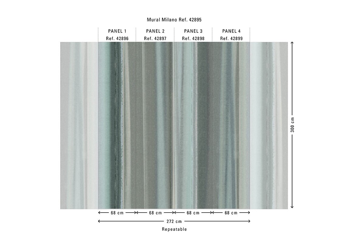 HookedOnWalls Milano Milano behang 42885 - LAB COLOUR THE WORLD