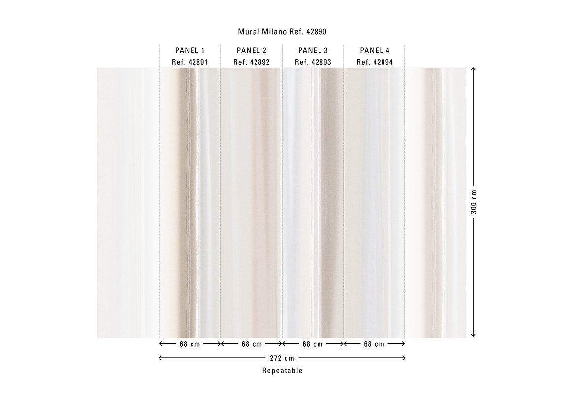 HookedOnWalls Milano Milano behang 42885 - LAB COLOUR THE WORLD