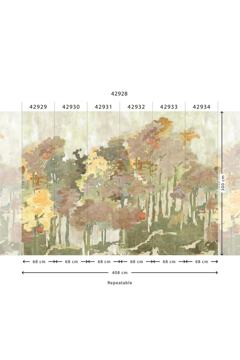 HookedOnWalls Milano Parco panels 42925 - LAB COLOUR THE WORLD