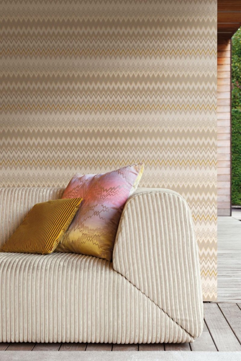 HookedOnWalls Missoni Home Wallcoverings 01 ZigZag MultiColore 10066 - LAB COLOUR THE WORLD