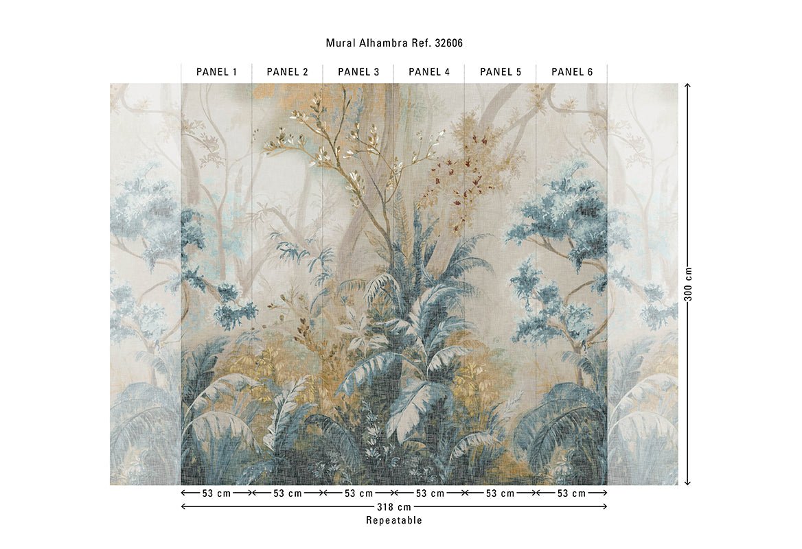 HookedOnWalls Natural Chic Alhambra behang 32607 - LAB COLOUR THE WORLD