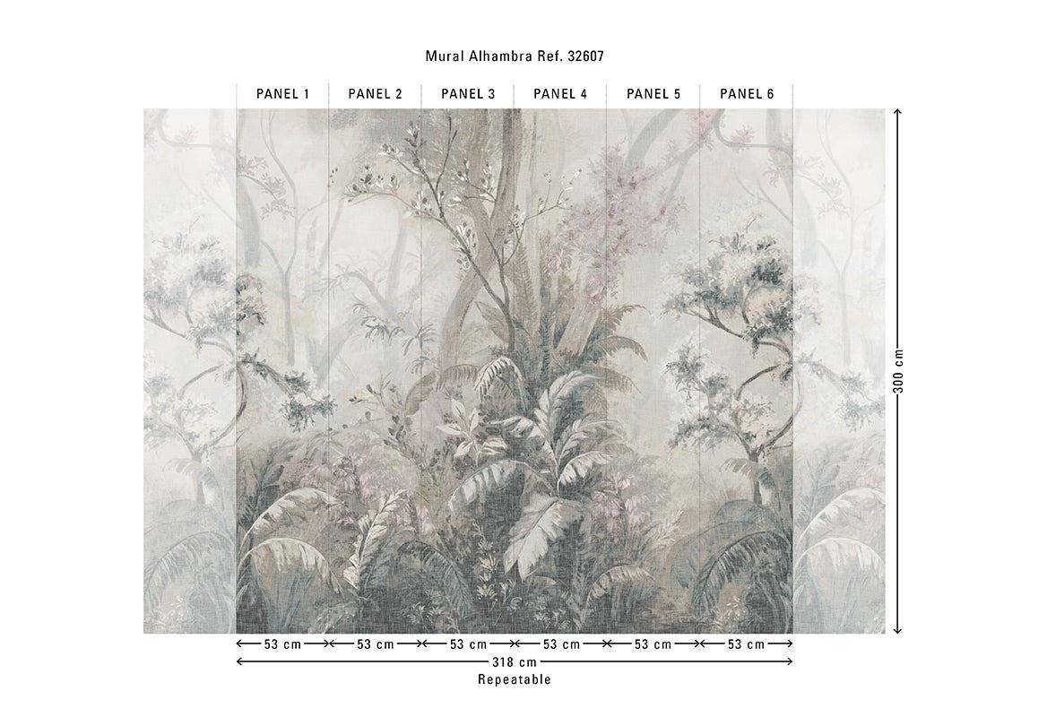 HookedOnWalls Natural Chic Alhambra behang 32607 - LAB COLOUR THE WORLD