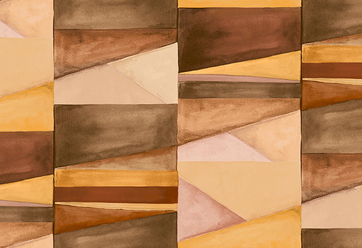 HookedOnWalls Silhouette Color Blocks behang 34832 - LAB COLOUR THE WORLD