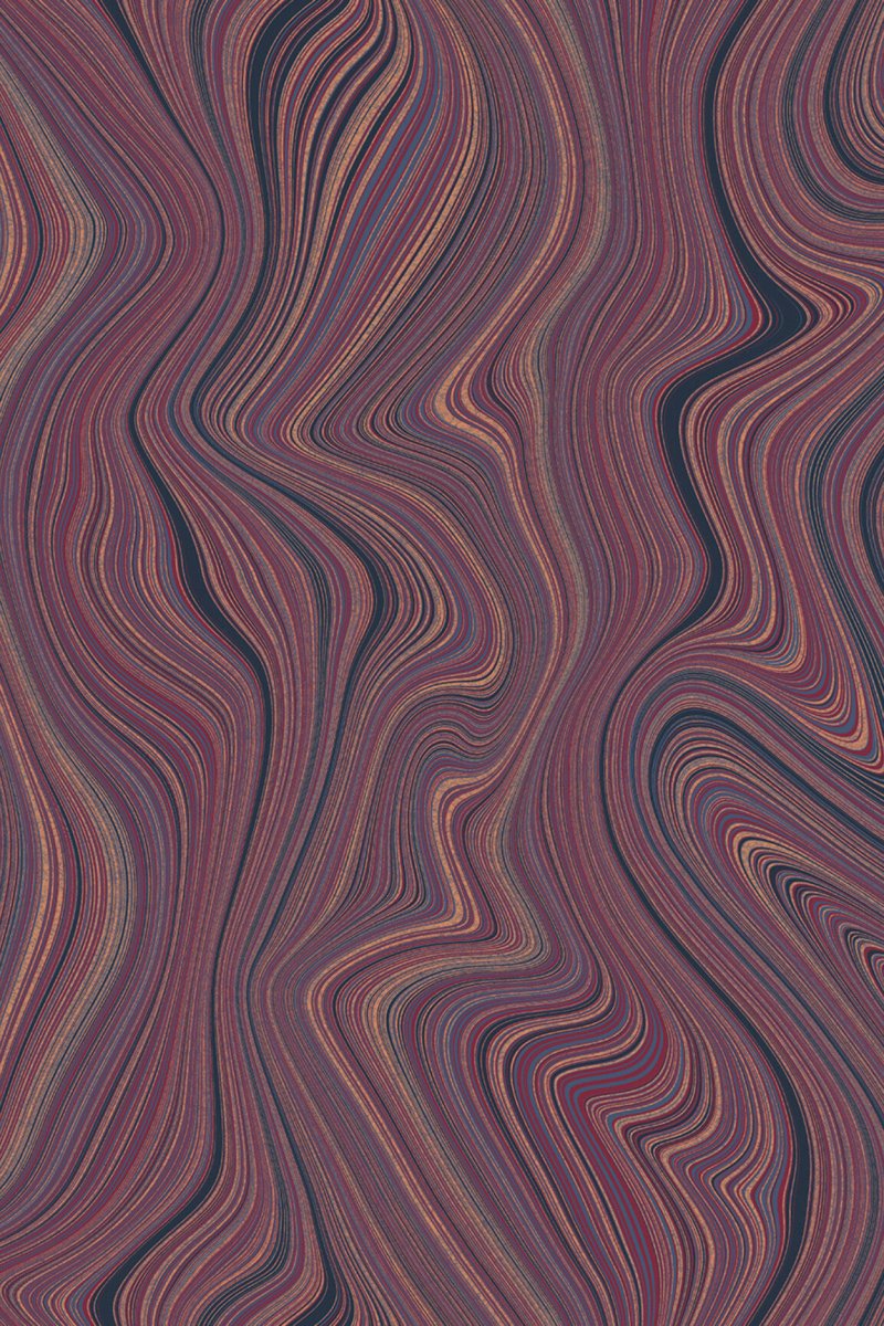 HookedOnWalls Silhouette Organic Lines behang 34850 - LAB COLOUR THE WORLD