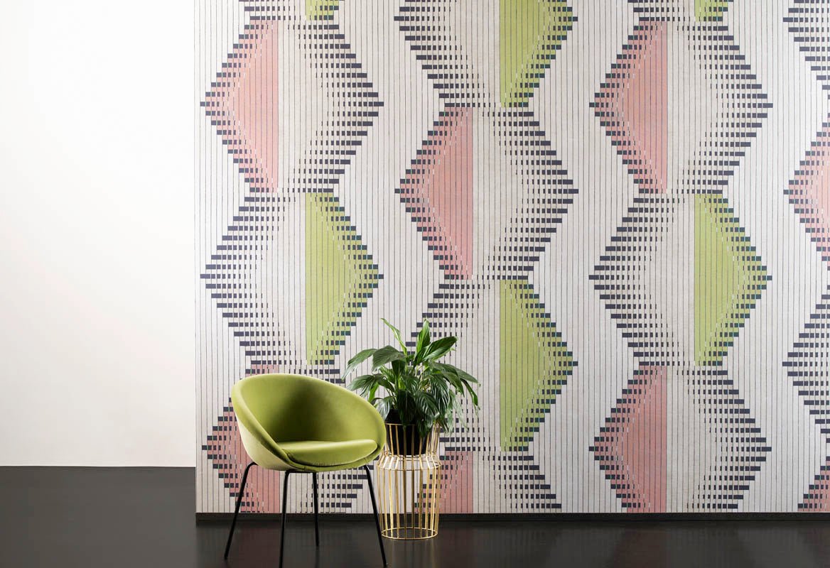 HookedOnWalls Sketch Linked behang 19600 - LAB COLOUR THE WORLD