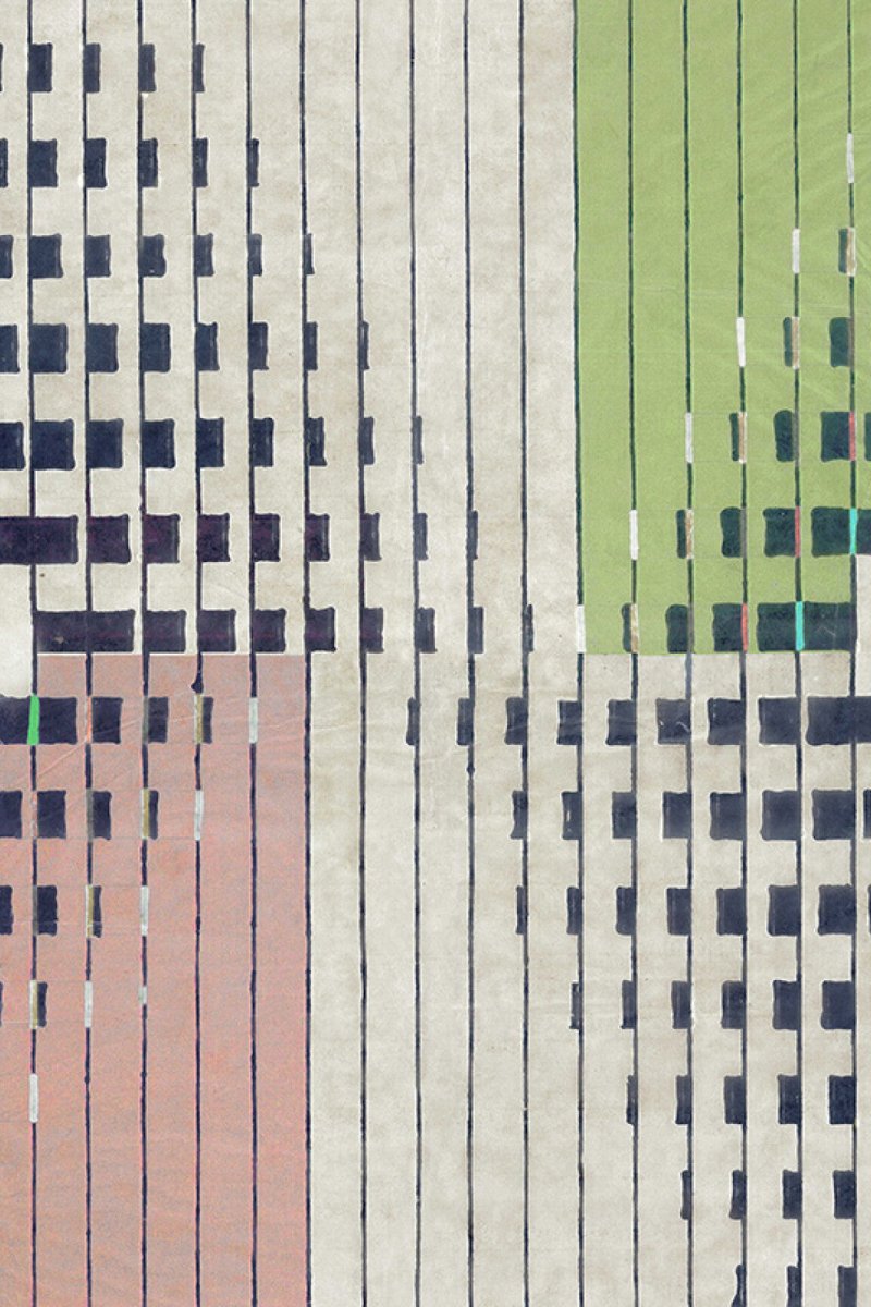 HookedOnWalls Sketch Linked behang 19600 - LAB COLOUR THE WORLD