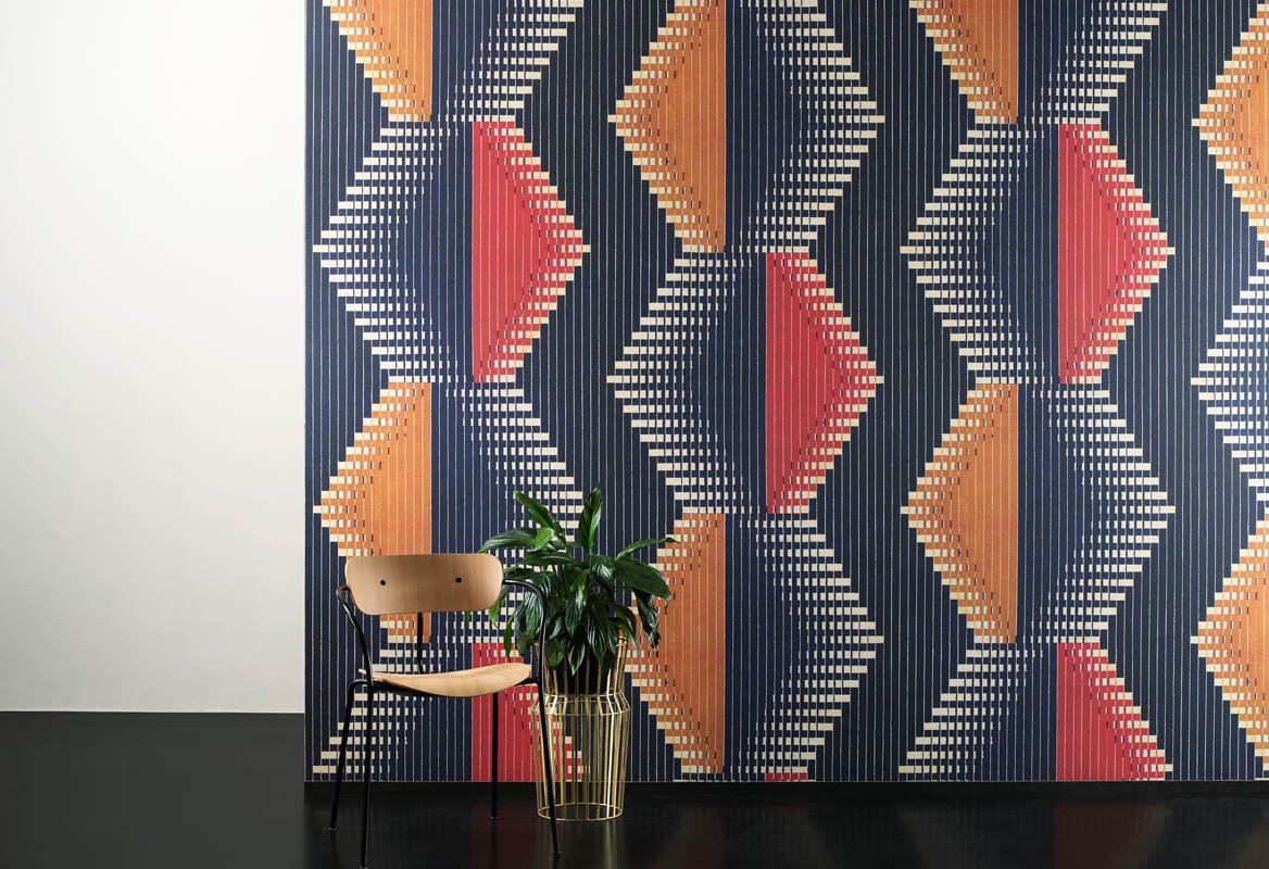 HookedOnWalls Sketch Linked behang 19600 - LAB COLOUR THE WORLD