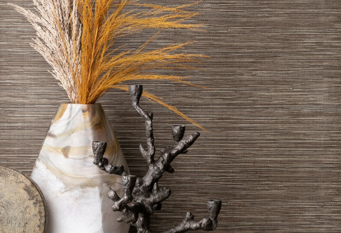 HookedOnWalls Tahiti Grass cloth behang TA25045 - LAB COLOUR THE WORLD