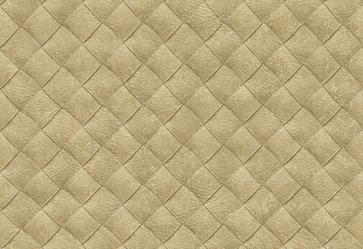 HookedOnWalls Tahiti Leather patchwork behang TA25071 - LAB COLOUR THE WORLD