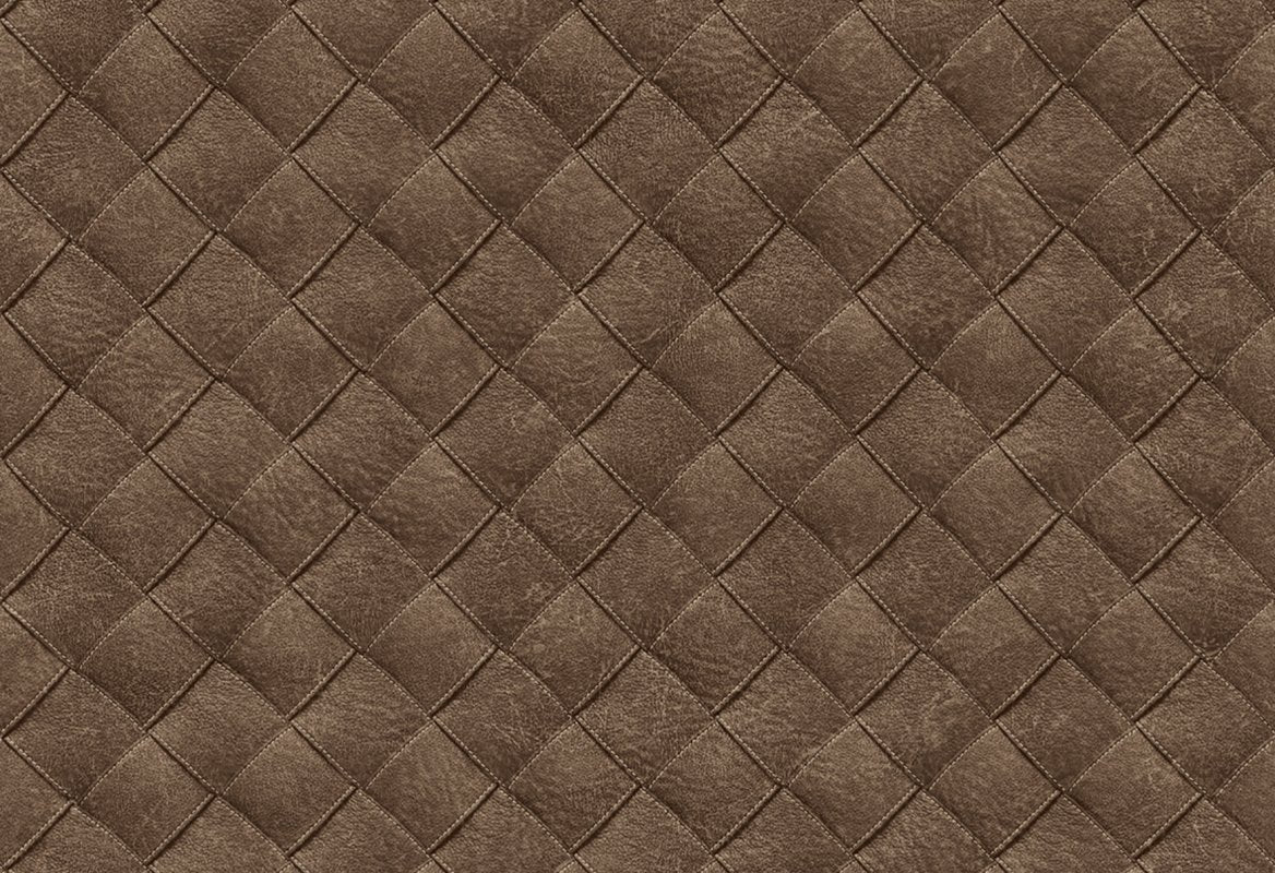 HookedOnWalls Tahiti Leather patchwork behang TA25072 - LAB COLOUR THE WORLD