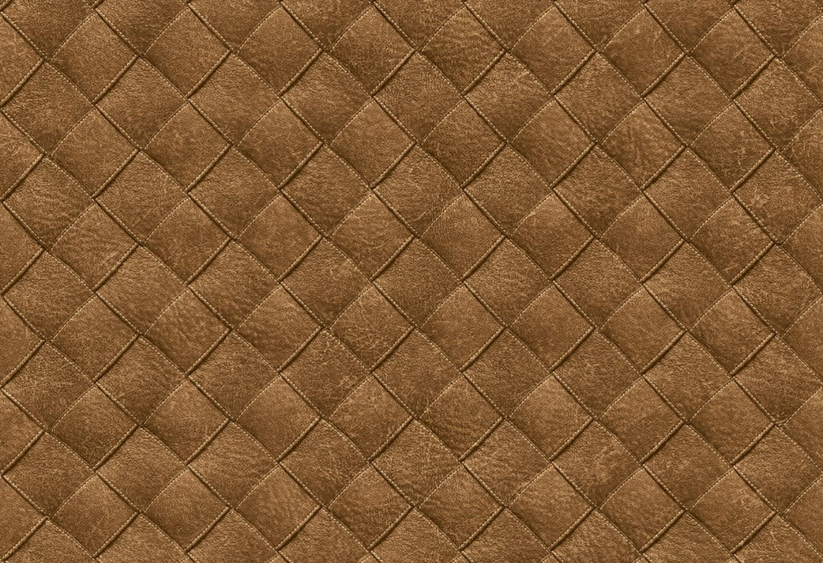 HookedOnWalls Tahiti Leather patchwork behang TA25073 - LAB COLOUR THE WORLD