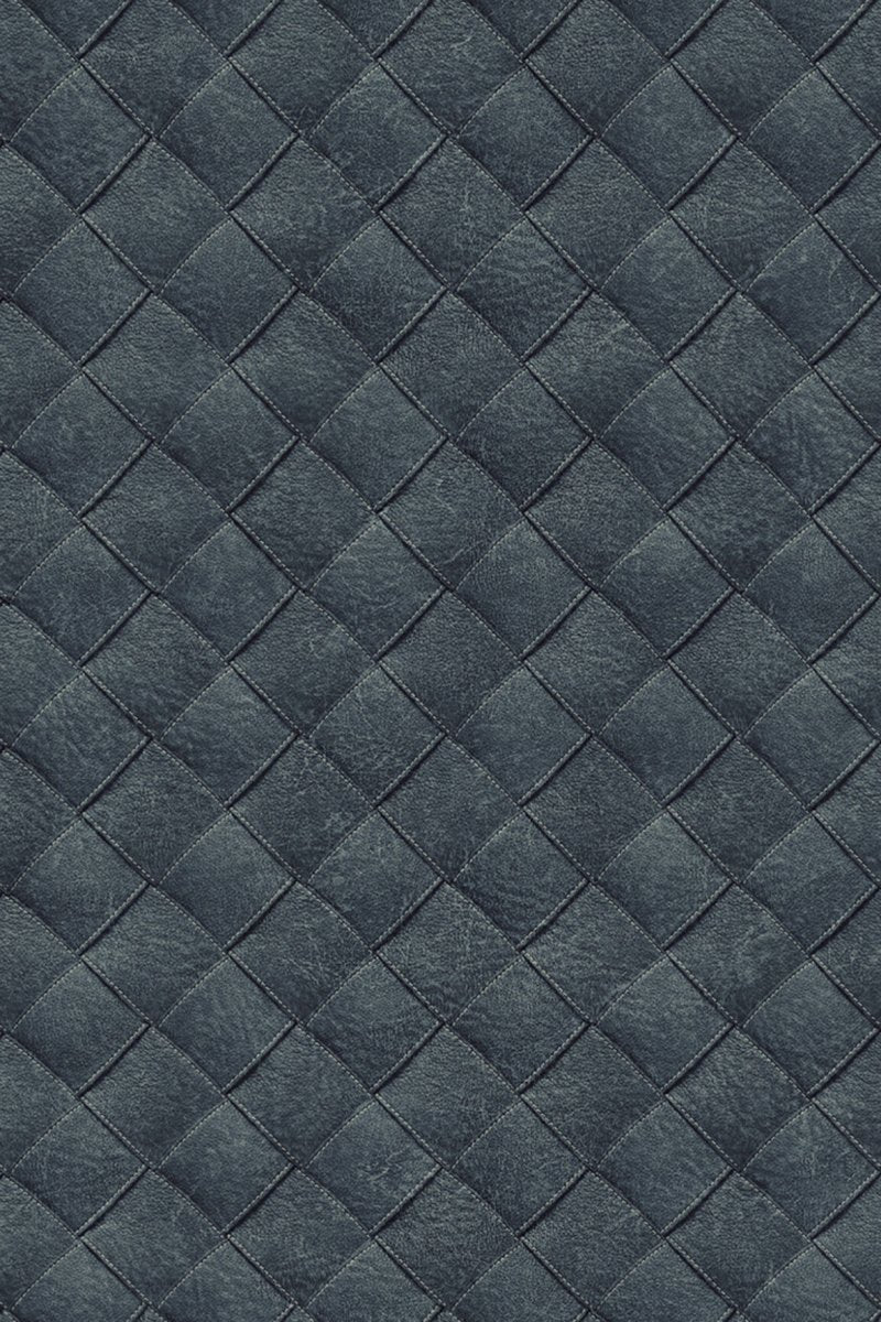 HookedOnWalls Tahiti Leather patchwork behang TA25074 - LAB COLOUR THE WORLD