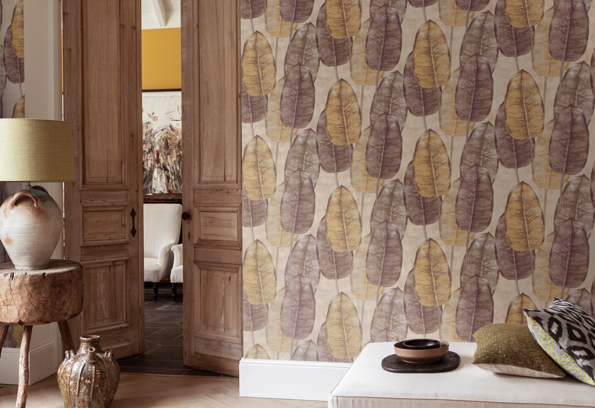 HookedOnWalls Tahiti Rubber tree behang TA25082 - LAB COLOUR THE WORLD