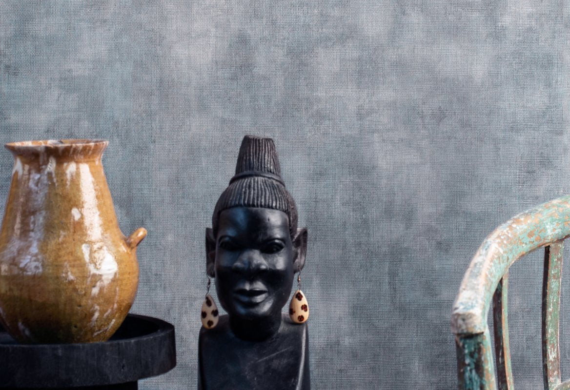 HookedOnWalls Tahiti Textile plain behang TA25005 - LAB COLOUR THE WORLD