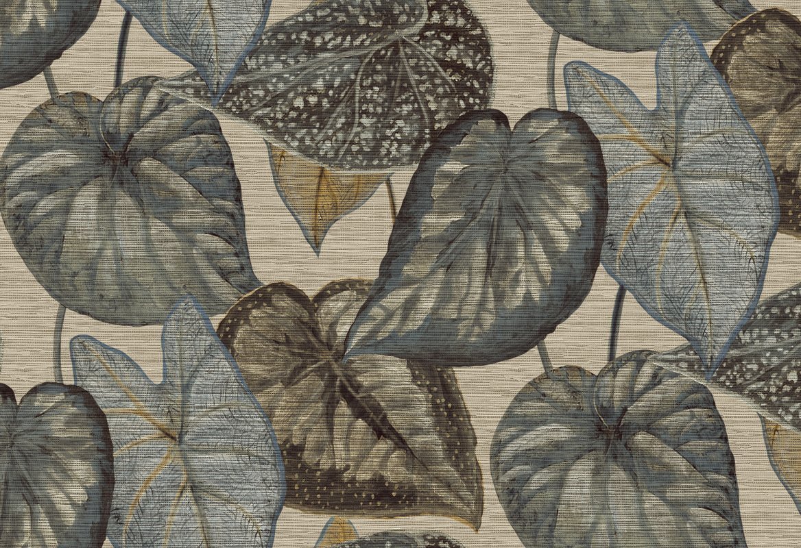 HookedOnWalls Tahiti Tropical leaves behang TA25051 - LAB COLOUR THE WORLD