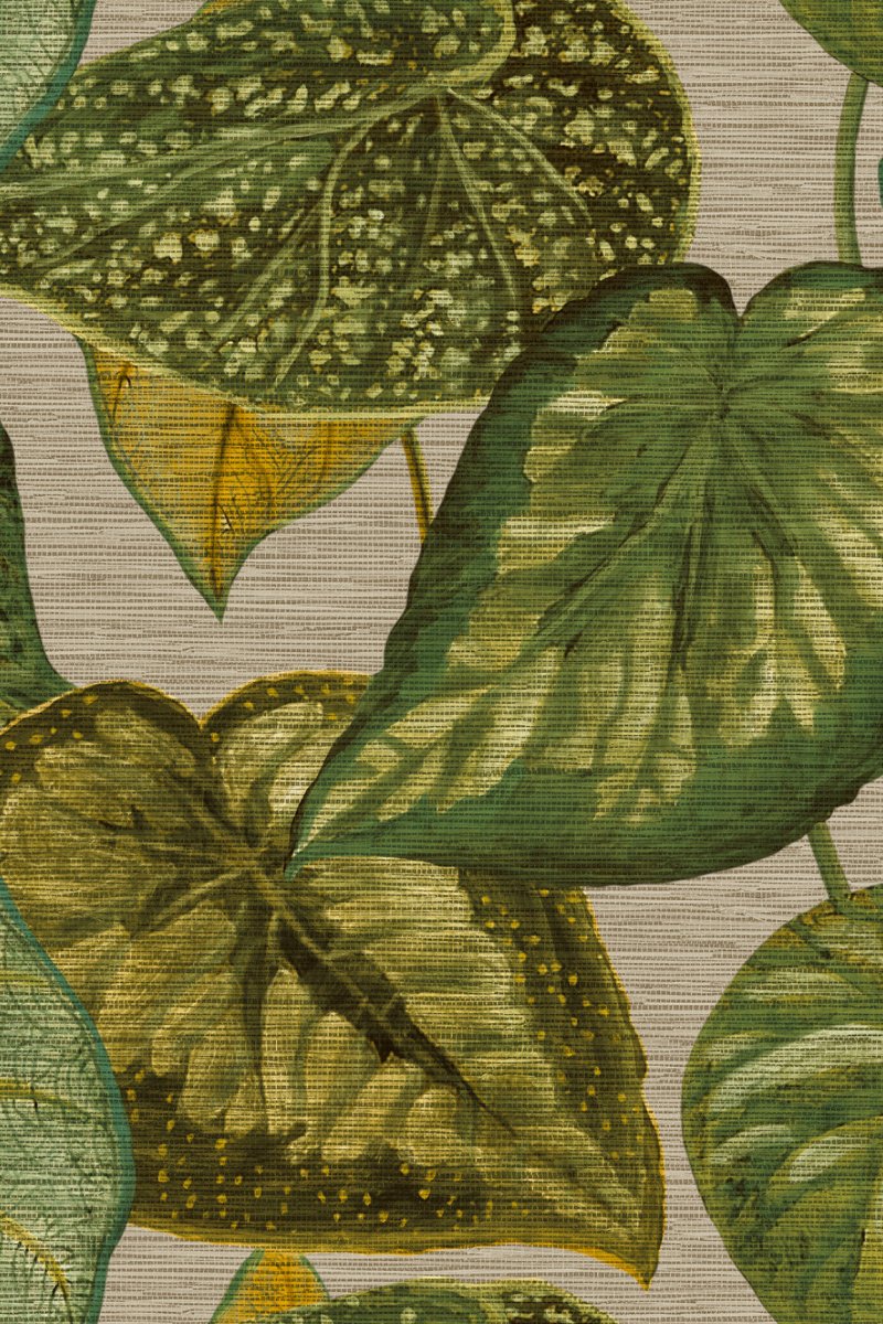 HookedOnWalls Tahiti Tropical leaves behang TA25052 - LAB COLOUR THE WORLD
