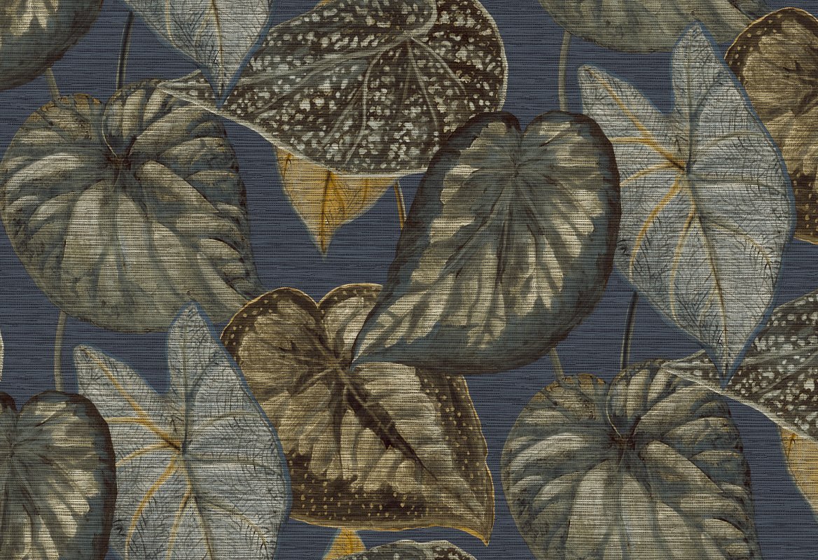 HookedOnWalls Tahiti Tropical leaves behang TA25055 - LAB COLOUR THE WORLD