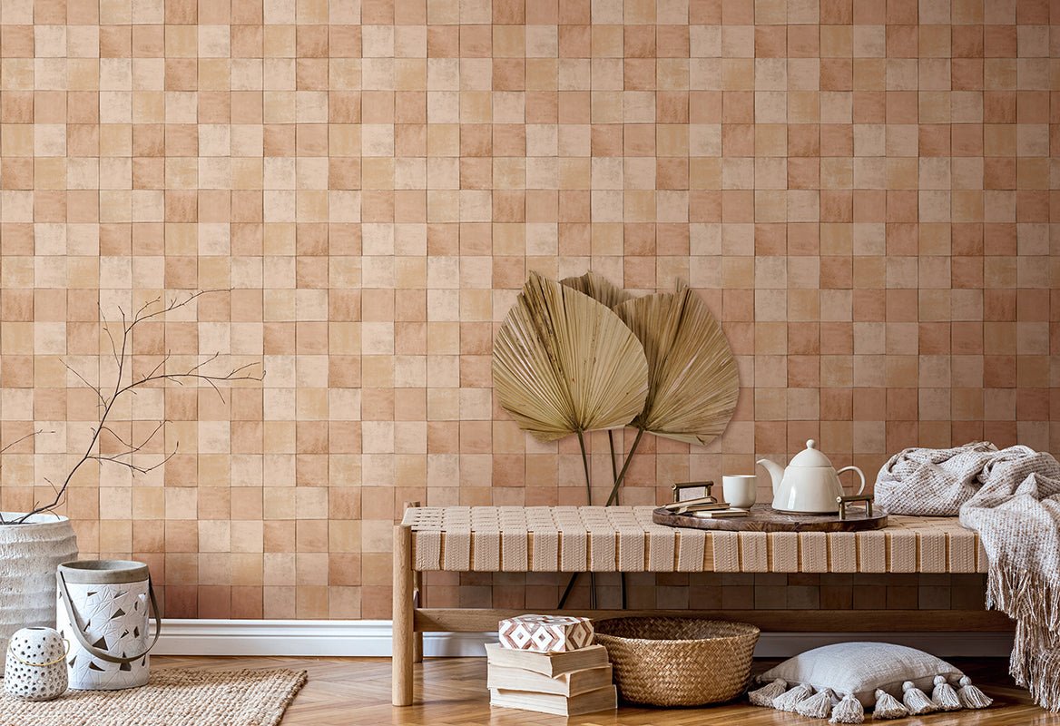HookedOnWalls Terra Cotta Print 4 behang 42146 - LAB COLOUR THE WORLD