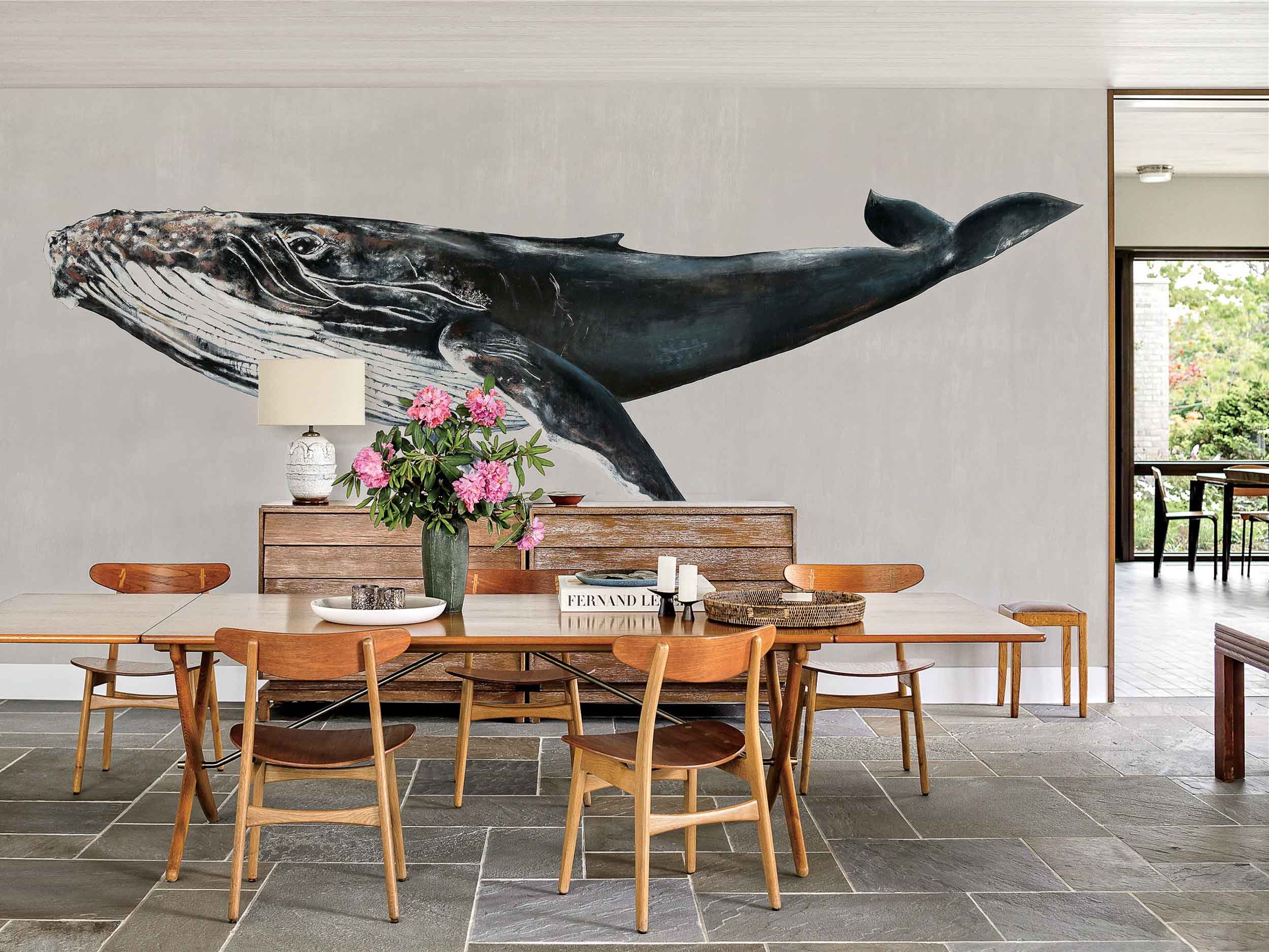Coordonné Naturae Humpback Whale behang 9500103 sfeer afbeelding 1