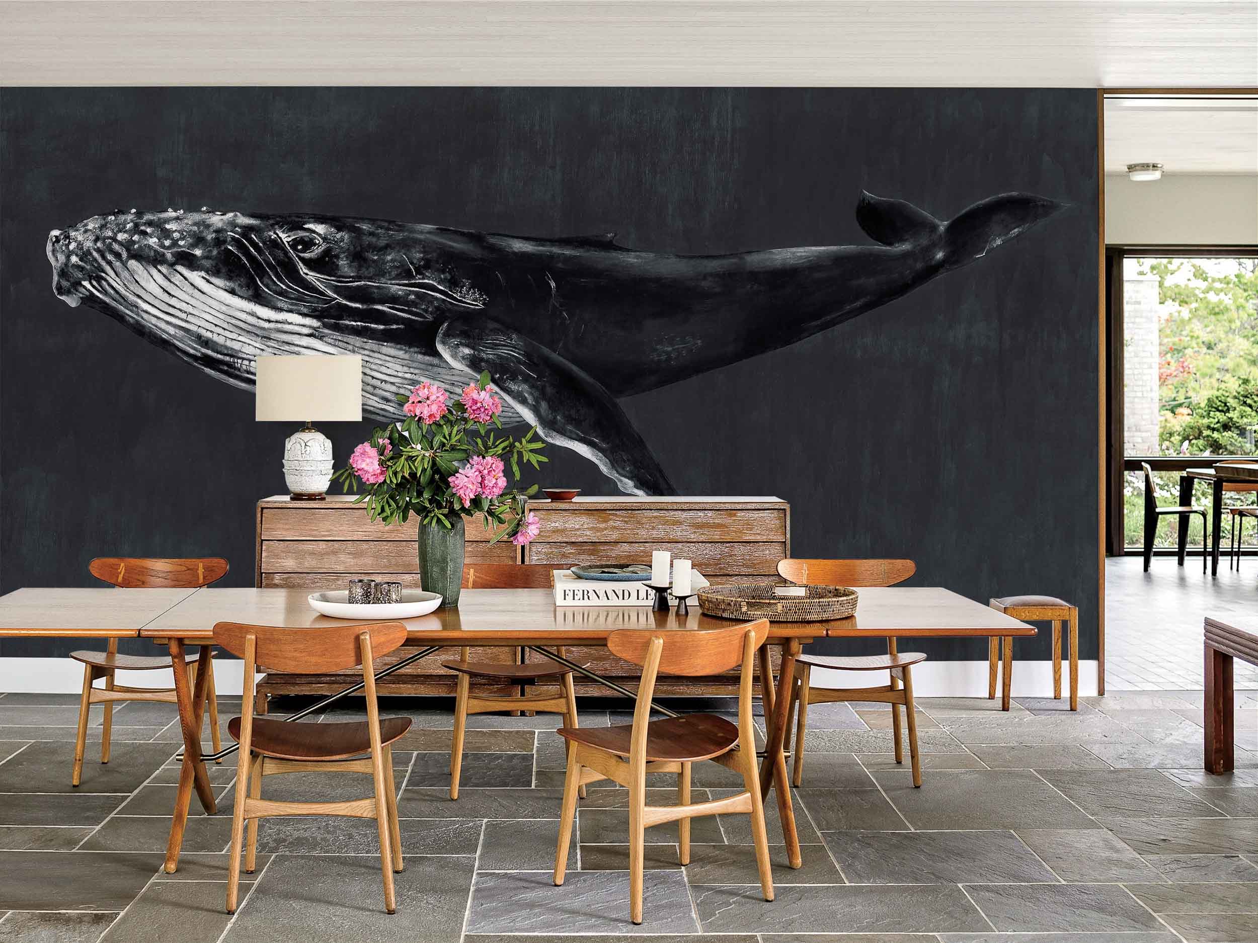 Coordonné Naturae Humpback Whale behang 9500102 sfeer afbeelding 2