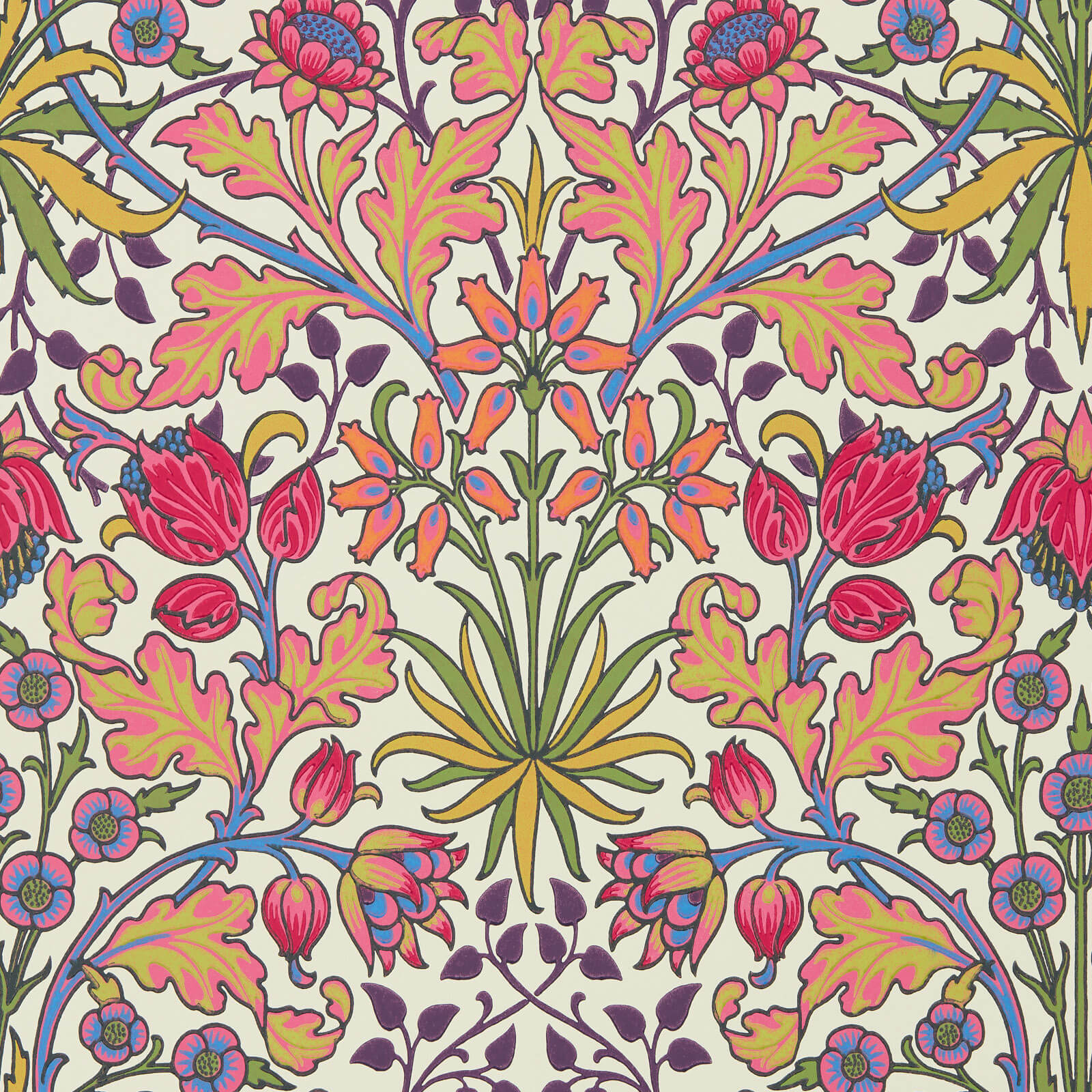 Morris & Co. Hyacinth Behang 510008 - LAB COLOUR THE WORLD