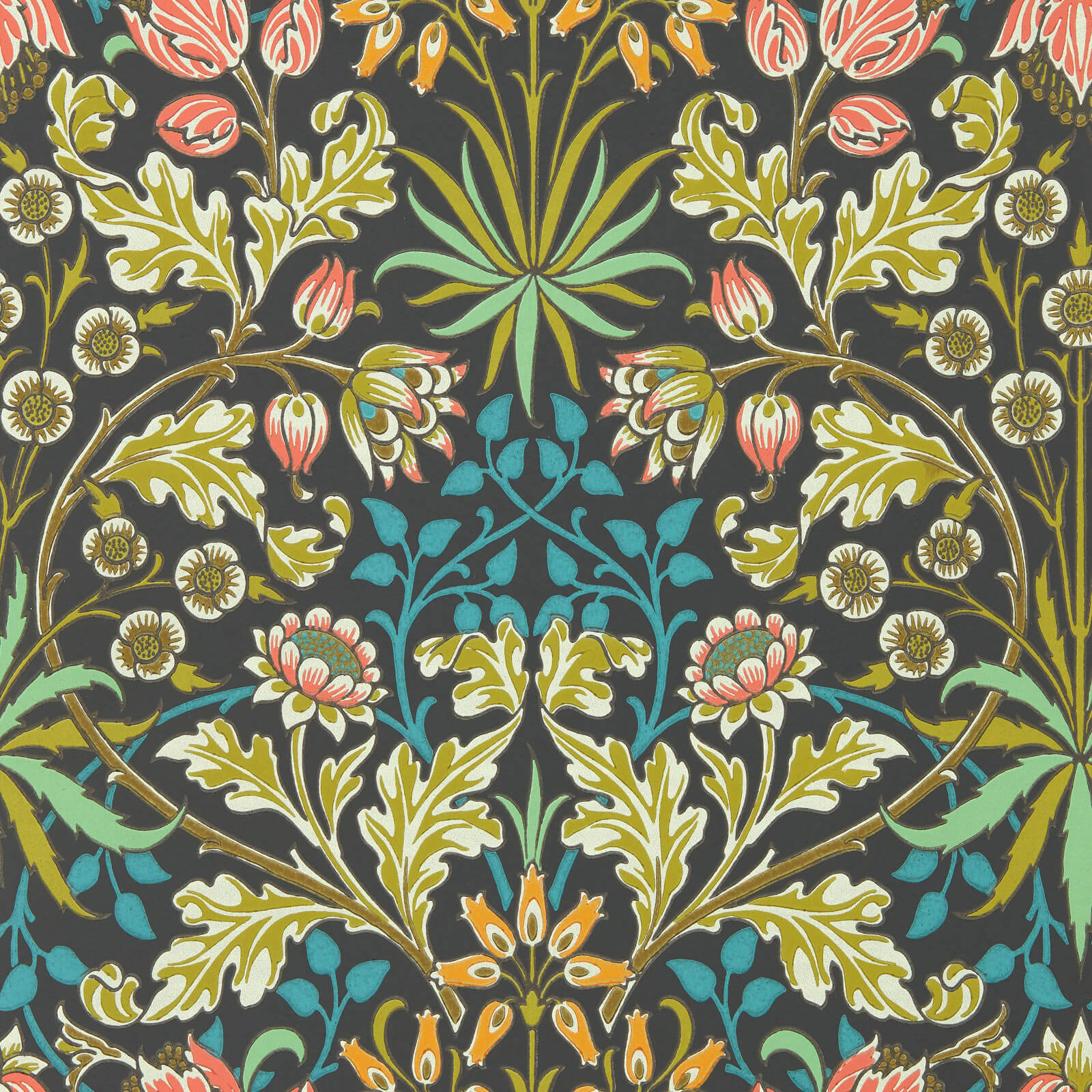Morris & Co. Hyacinth Behang 510009 - LAB COLOUR THE WORLD