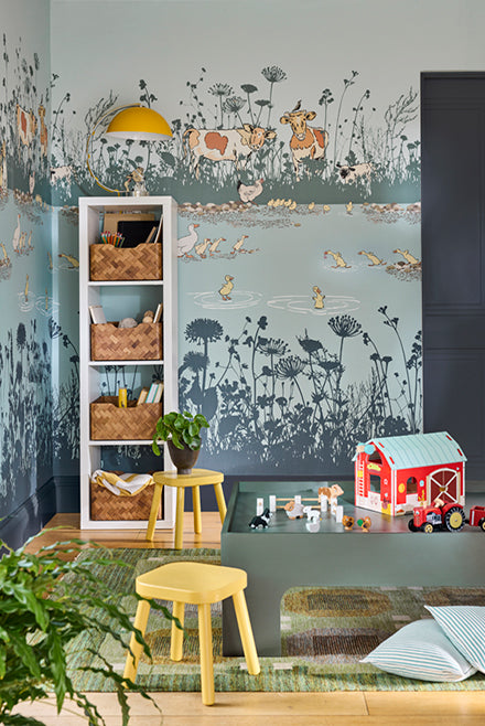 Little Greene Riverside Capers Behang 0231RIMOOZZ - LAB COLOUR THE WORLD