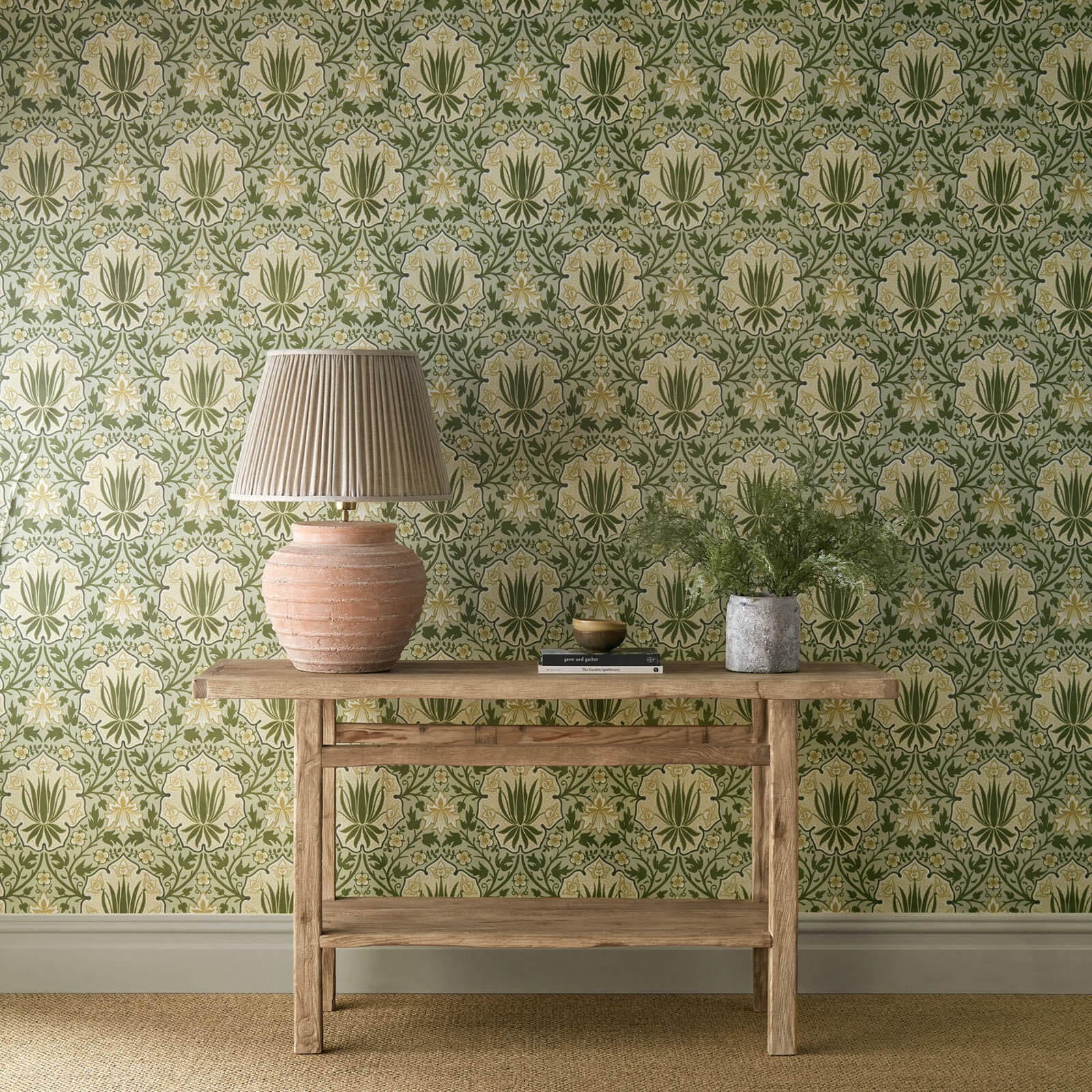 Morris & Co. Iris & Rose Behang 217567 - LAB COLOUR THE WORLD
